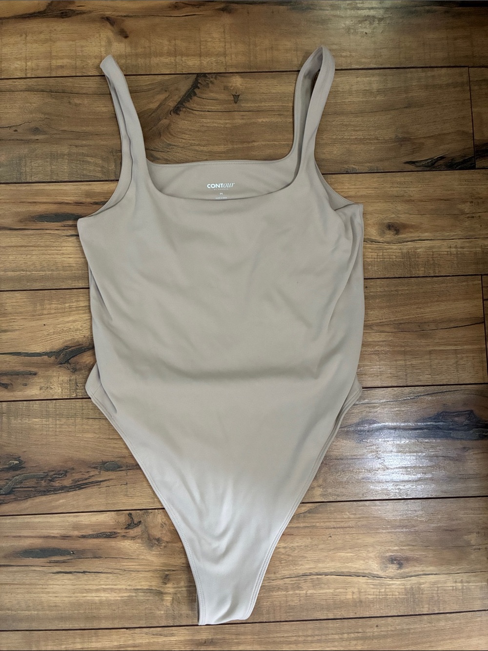 Contour by PacSun Women's Beige One-Piece Shapewear Bodysuit
